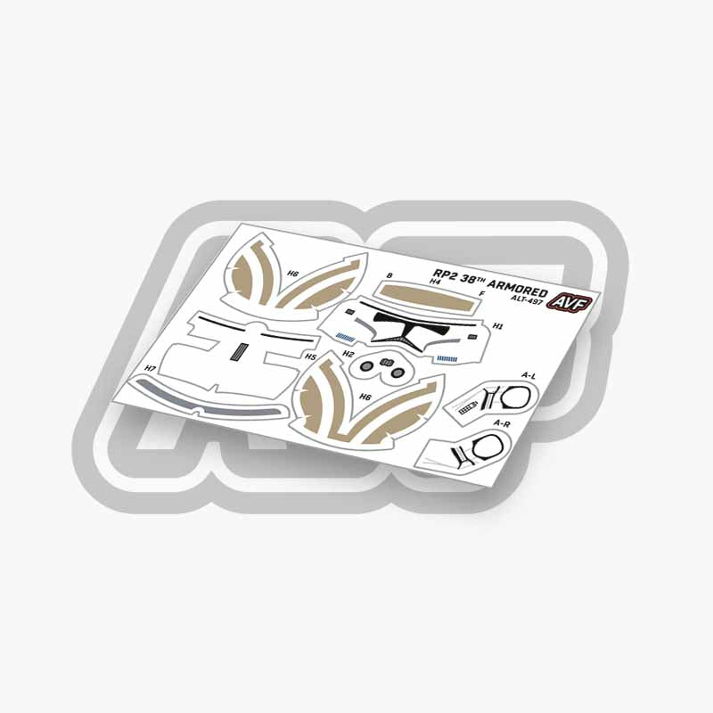 38th Armored Division Trooper Decals