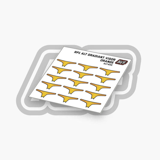 RP1 Alternate Gradient Visor Decals