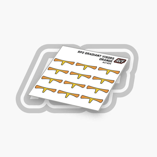 RP2 Alternate Gradient Visor Decals