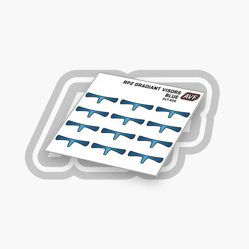 RP2 Alternate Gradient Visor Decals