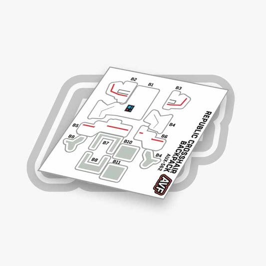 Crosshair Backpack Decals