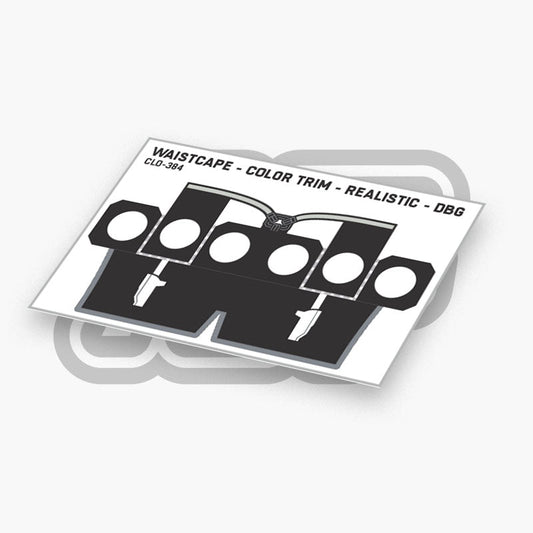 Color Trim Waistcape Cloth