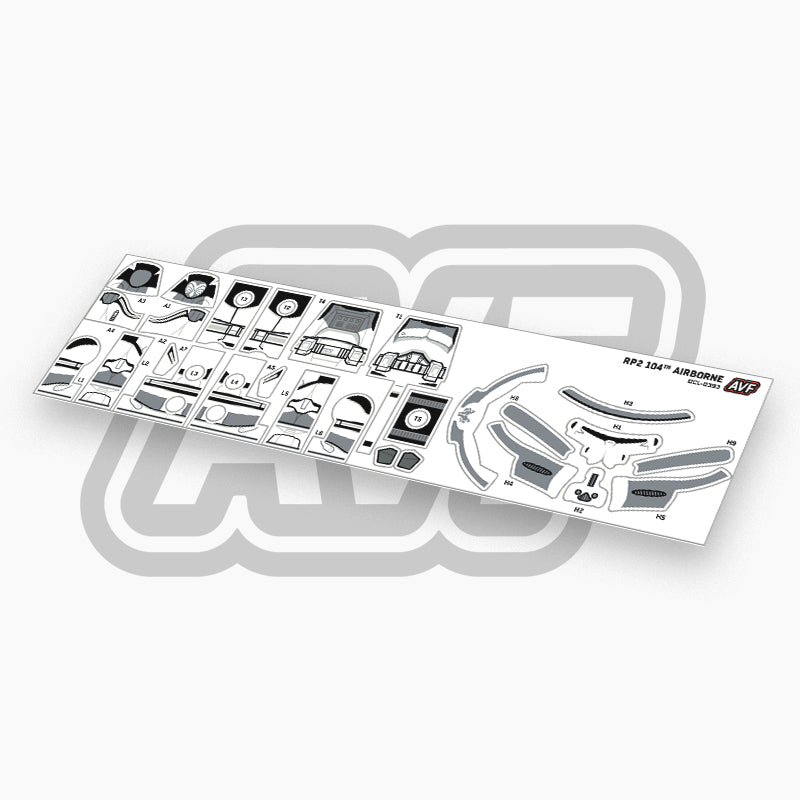 104th Airborne Trooper Decals