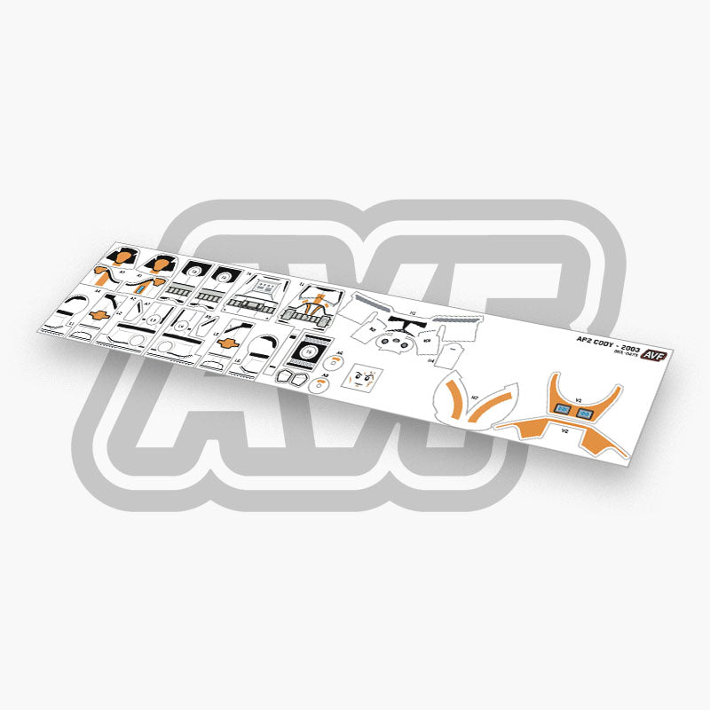 Commander Cody Decals