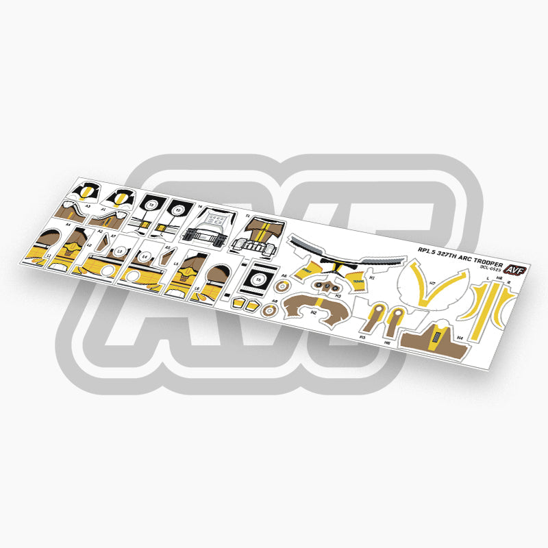 327th ARC Trooper Decals