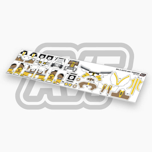 327th ARC Trooper Decals
