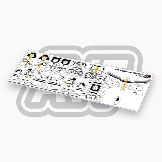 K Company Trooper Decals