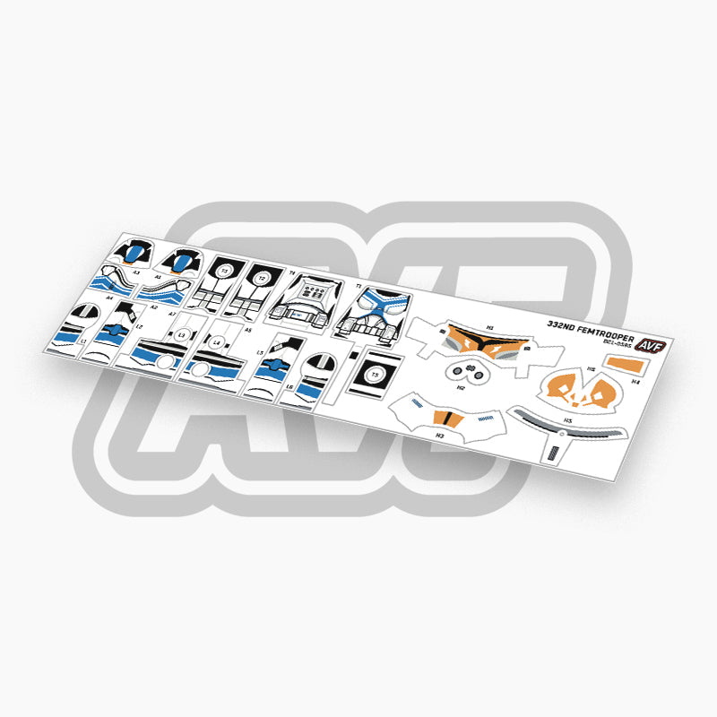332nd Femtrooper Decals
