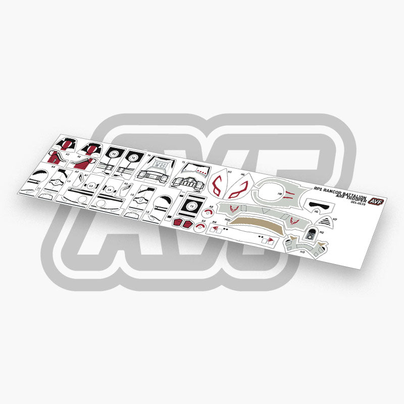 Rancor Battalion ARF Trooper Decals