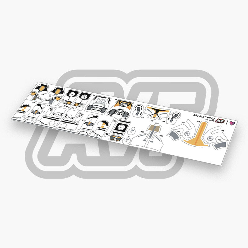 Phase 1 413th Pilot Decals