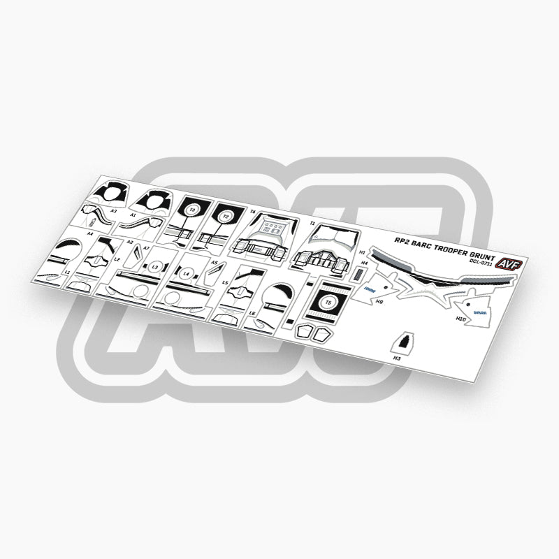 BARC Trooper Grunt Decals