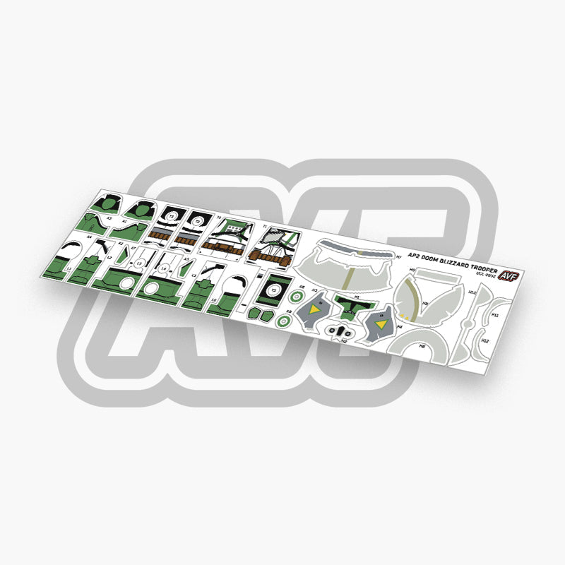 Doom Blizzard Trooper Decals