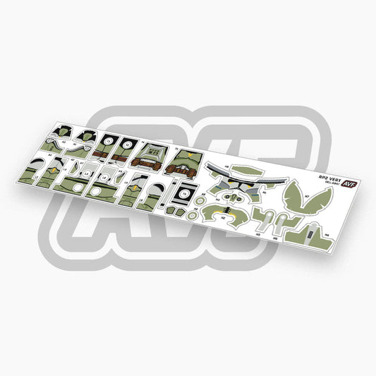 Captain Vert Decals