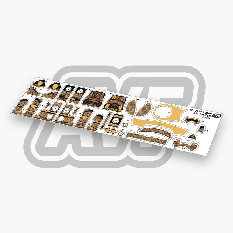 212th Recon ARF Officer Decals