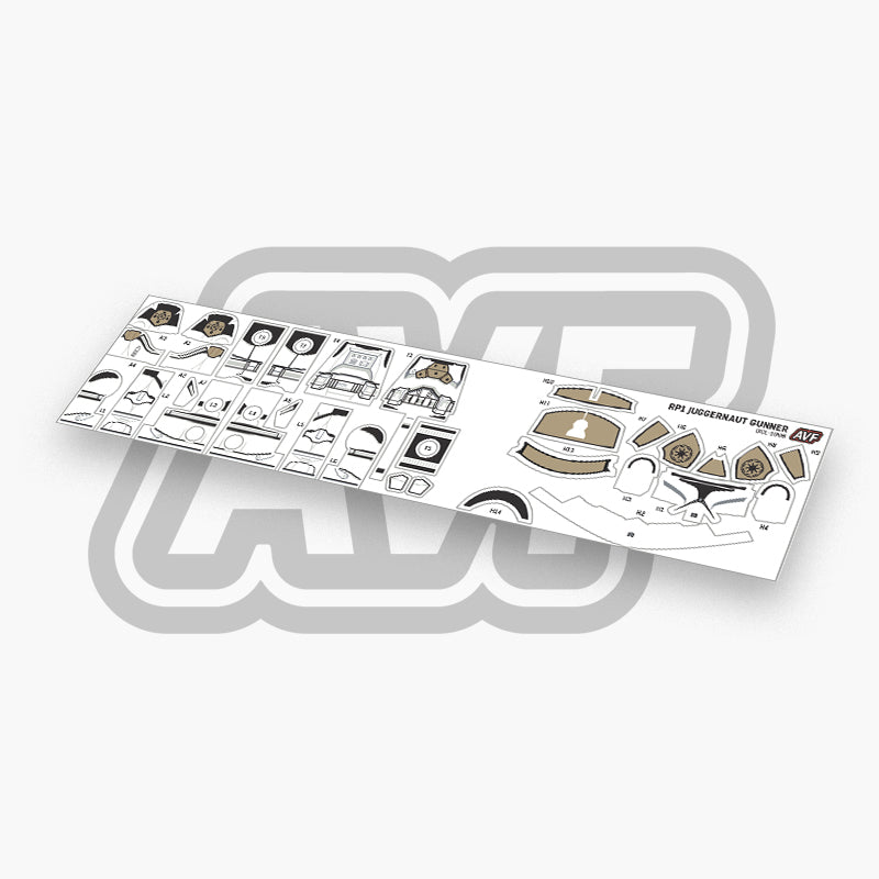 Juggernaut Gunner Decals