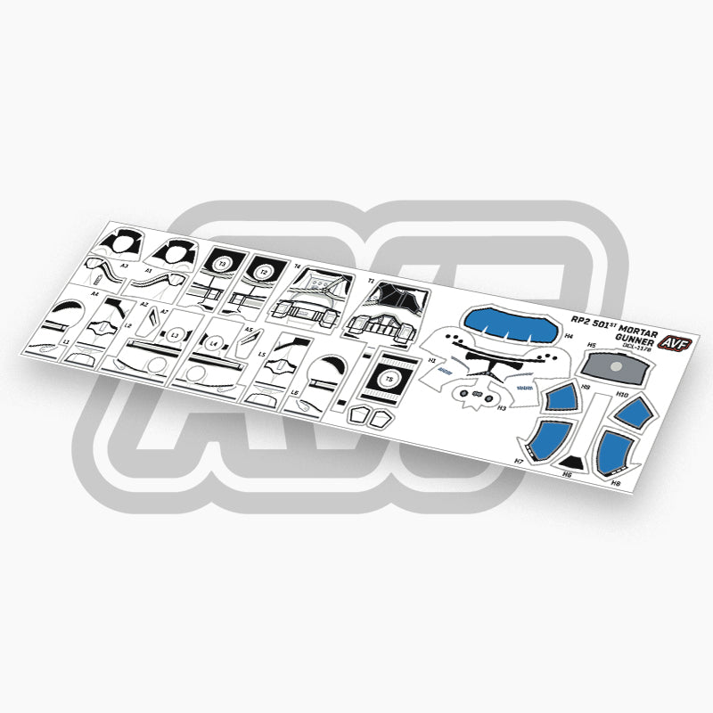 501st Mortar Gunner Decals