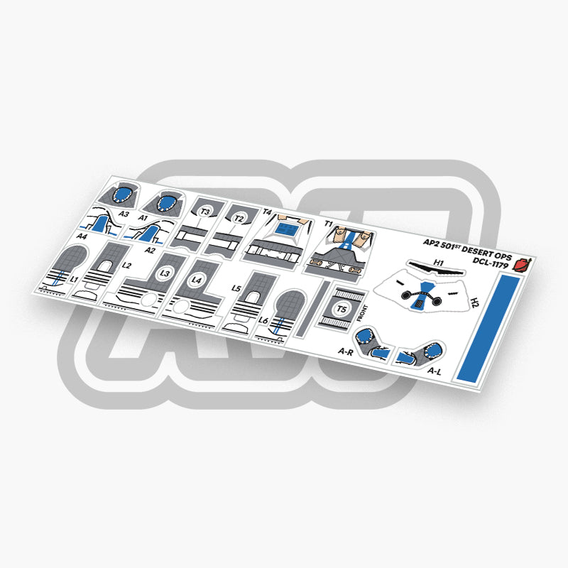 501st Desert Trooper Decals