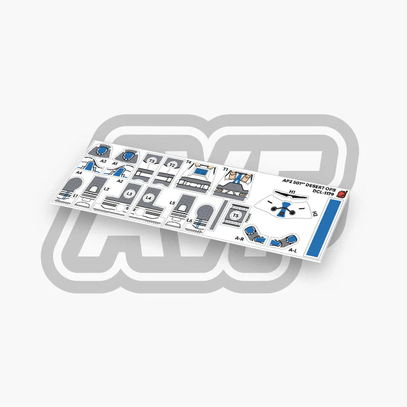 501st Desert Trooper Decals