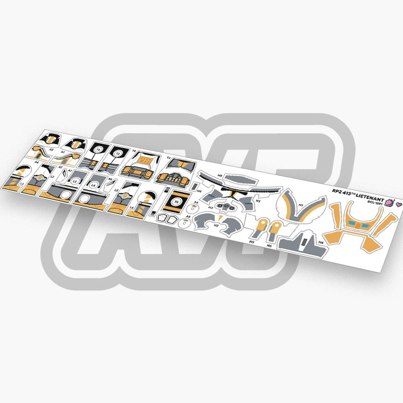 Lieutenant Krinn Decals