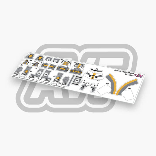 413th Desert Trooper Decals