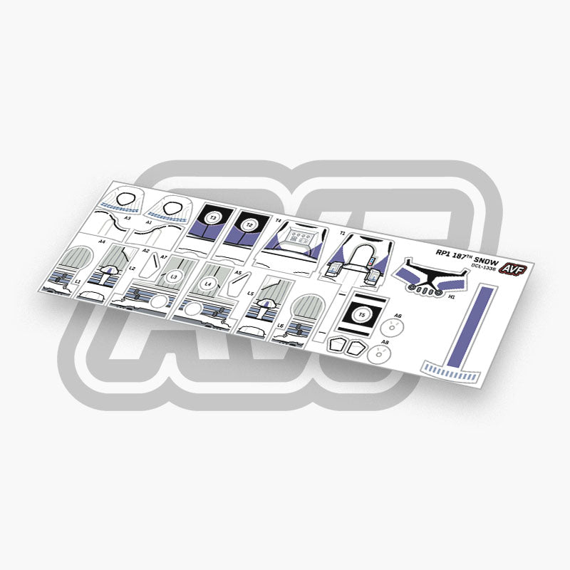 187th Snowtrooper Decals