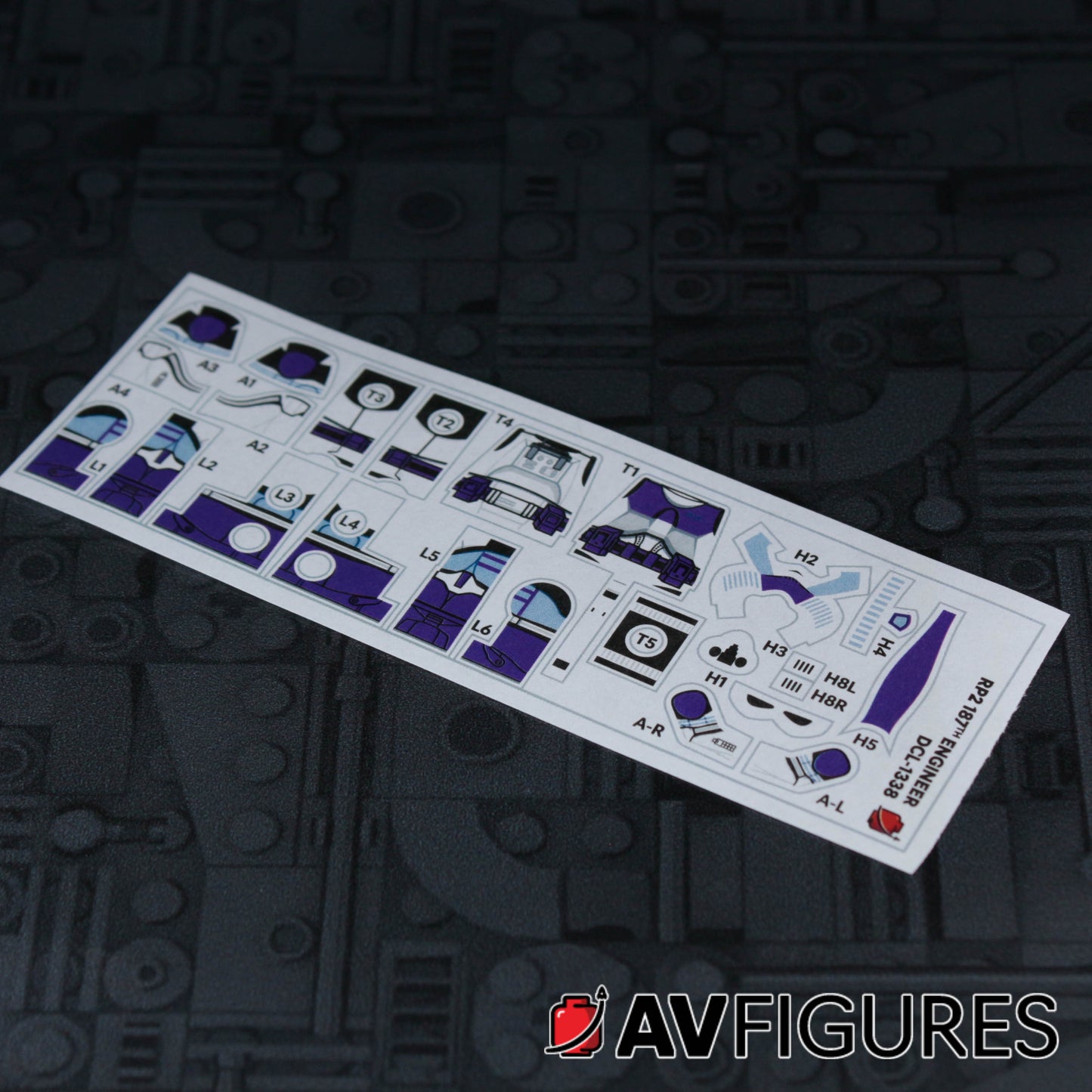 187th Engineer Decals