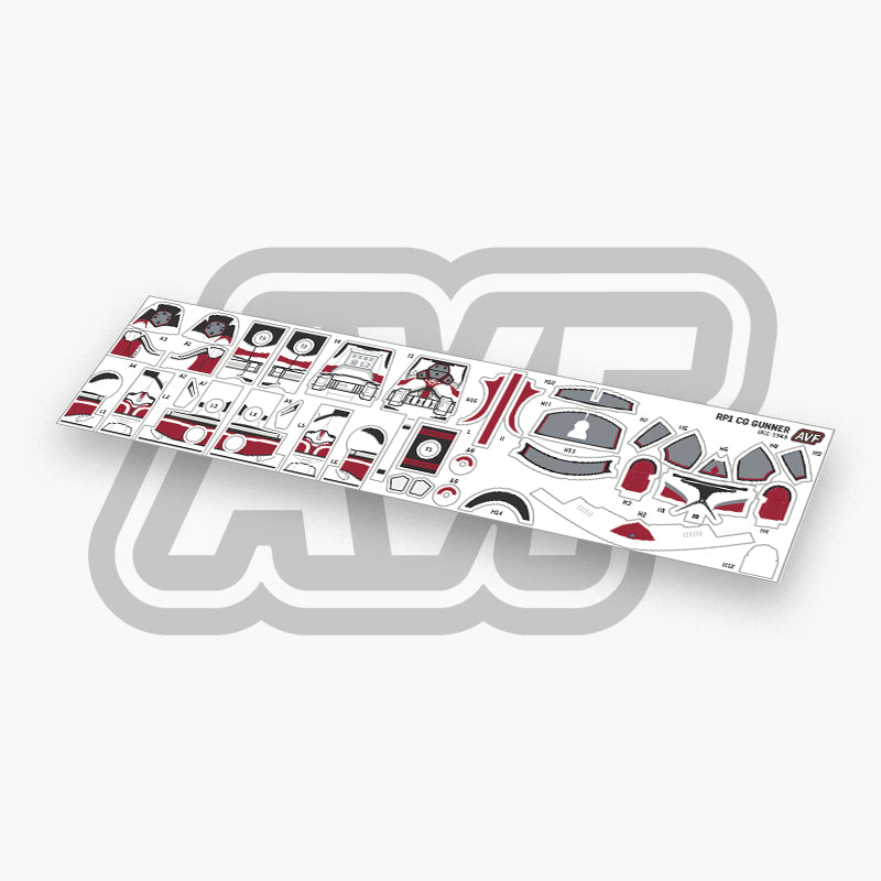 Coruscant Guard Gunner Decals