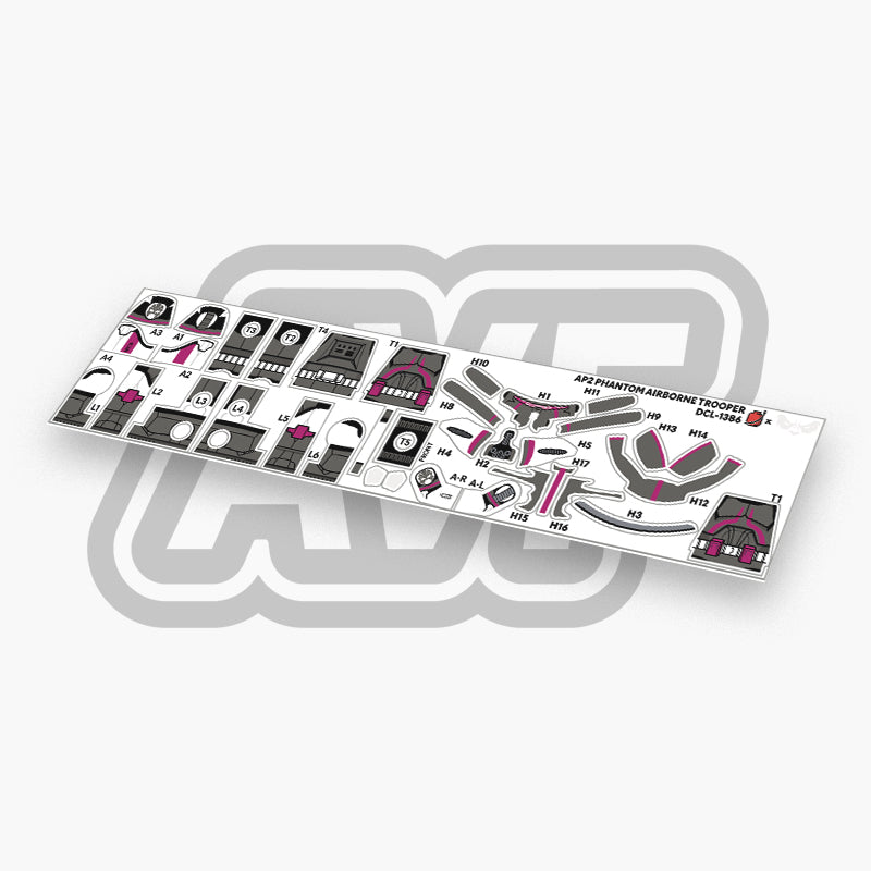 Phantom Airborne Trooper Decals