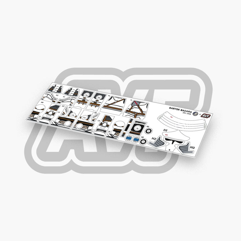 Commander Bacara Decals