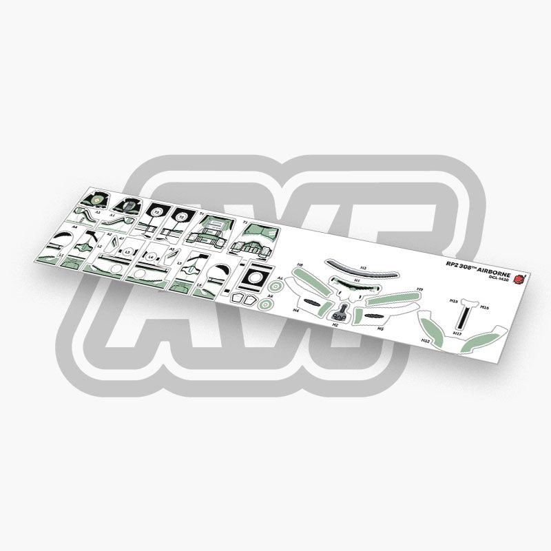 308th Airborne Trooper Decals