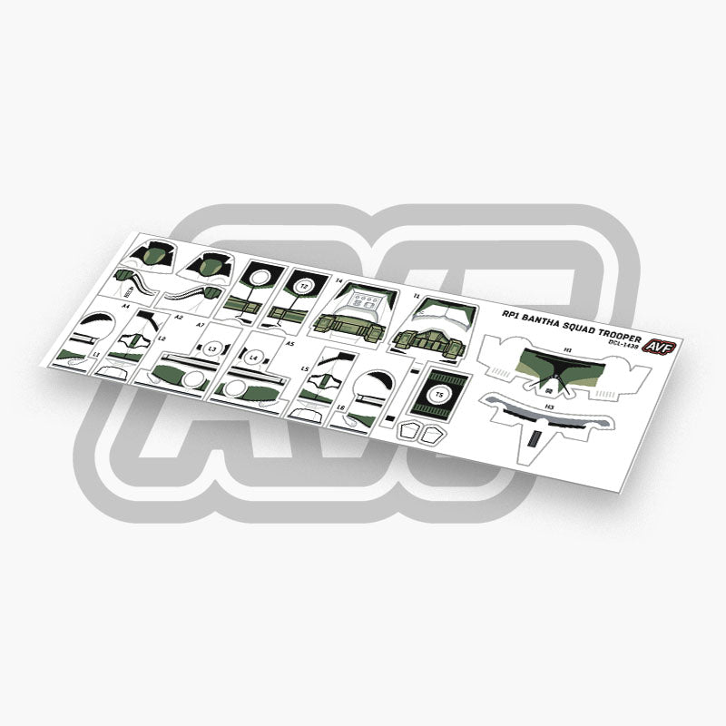 Bantha Squad Trooper Decals