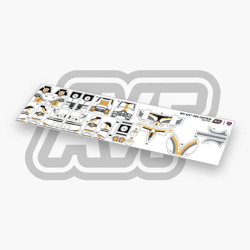 413th ARC Captain Decals