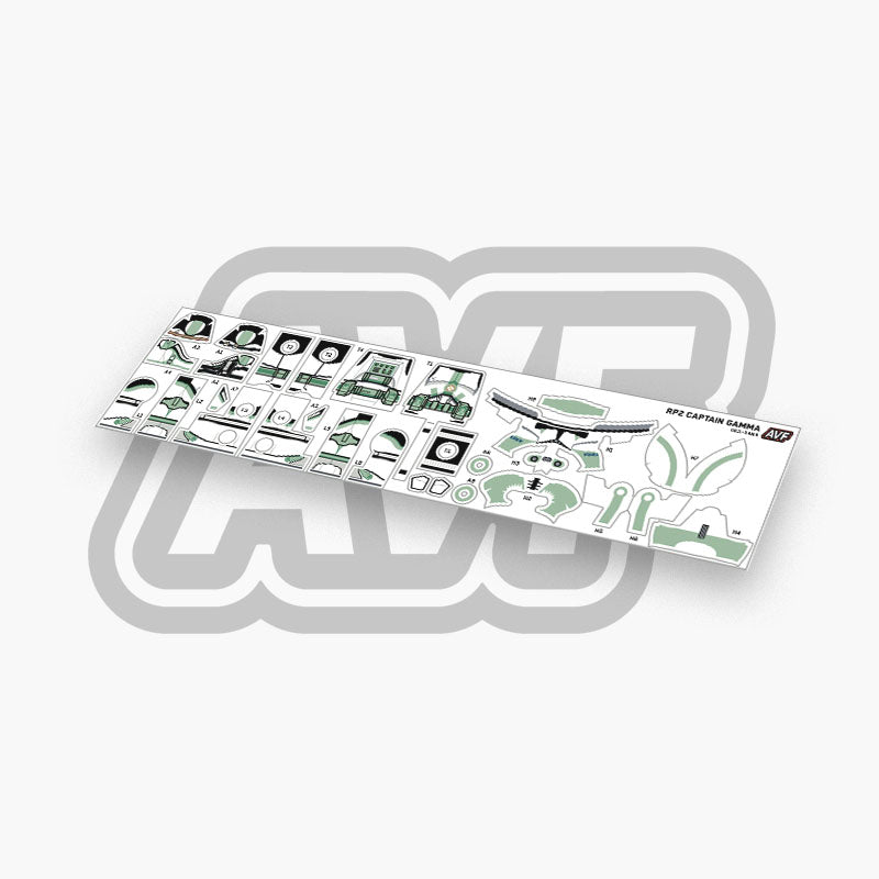Captain Gamma Decals