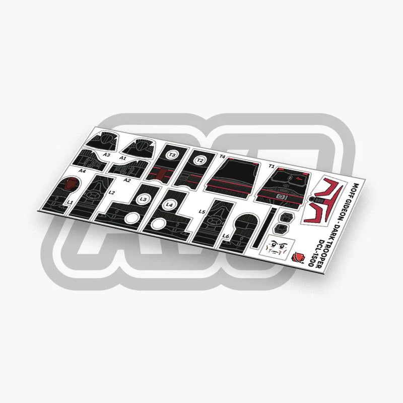 Moff Gideon Decals