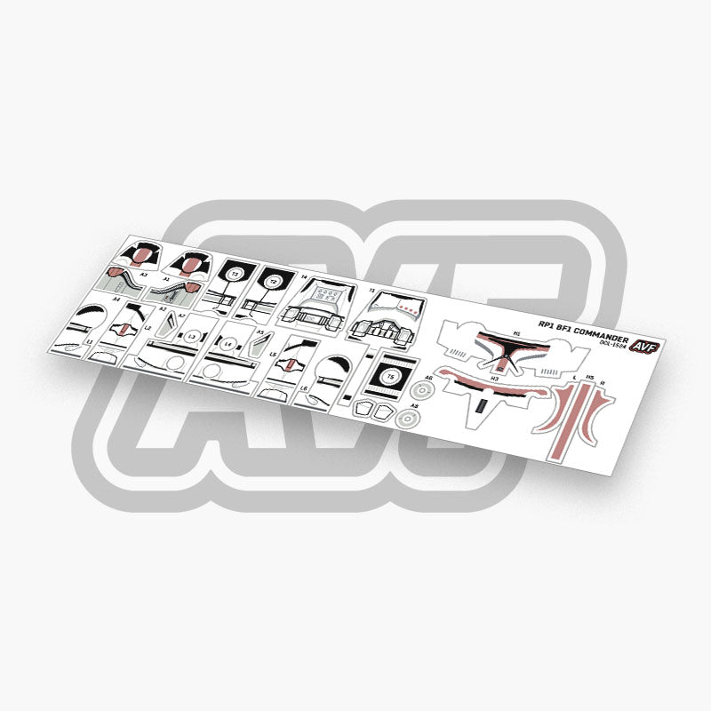 BF1 Commander Decals