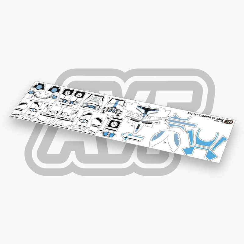 14th Trooper Variant Decals