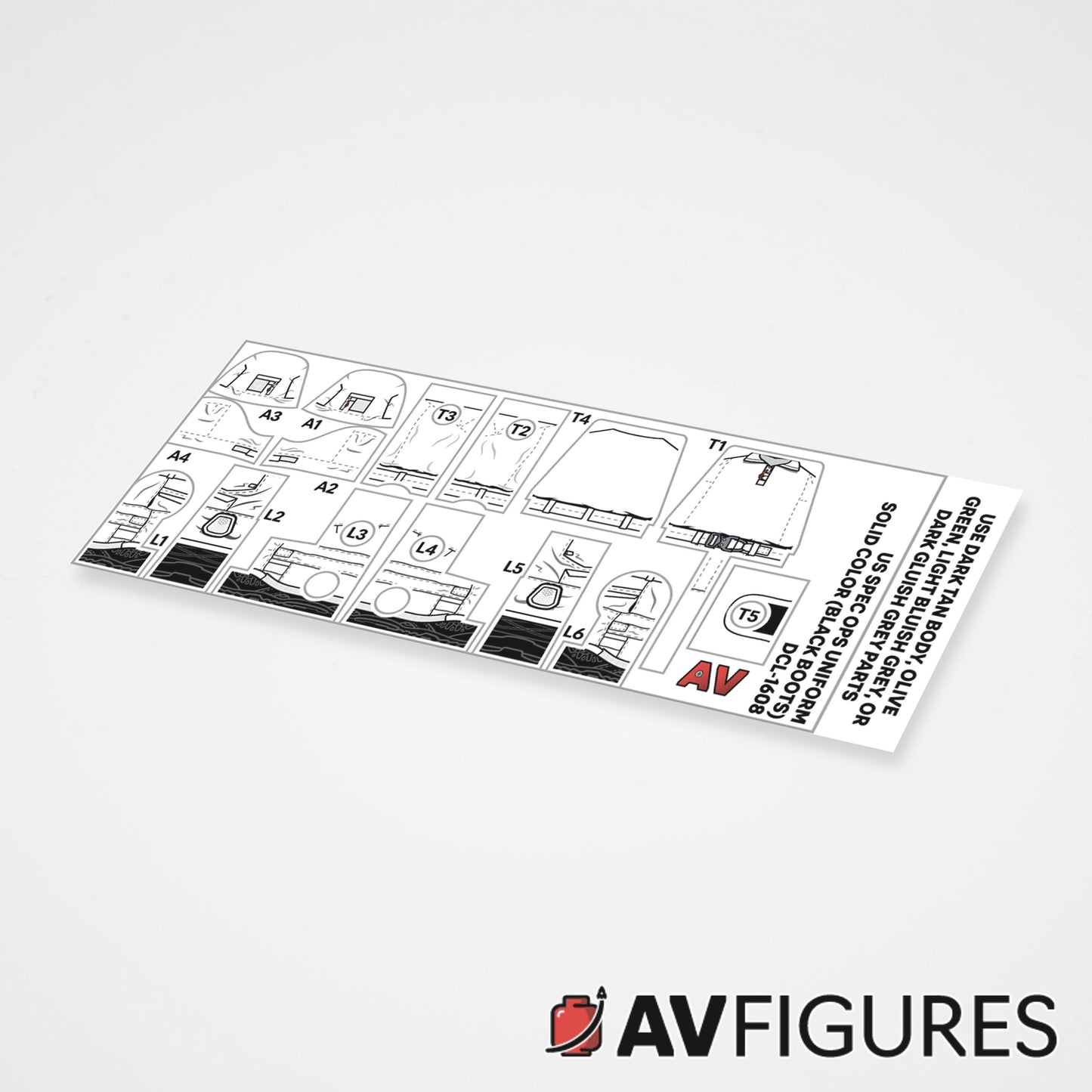 US Spec Ops Uniform Decals