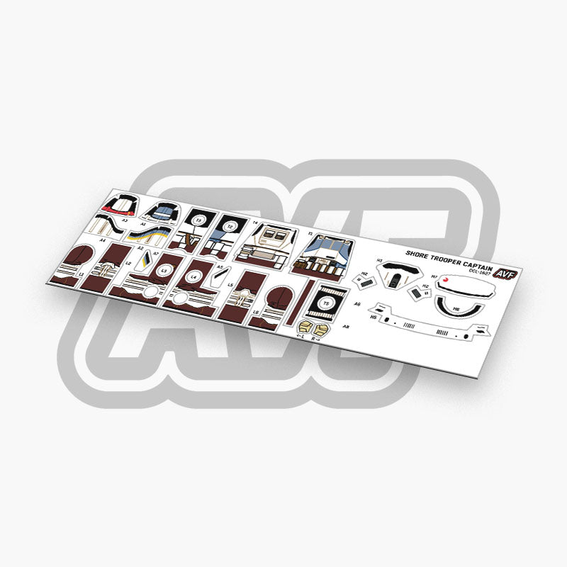 Shore Trooper Captain Decals