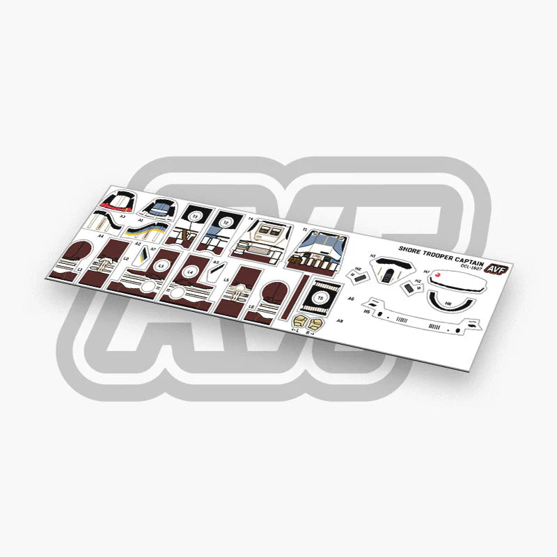 Shore Trooper Captain Decals