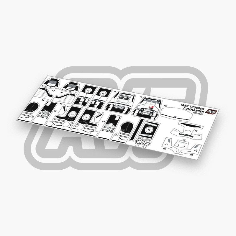 Tank Trooper Commander Decals