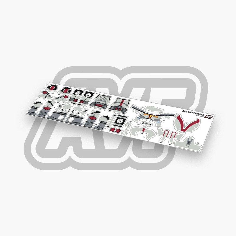89th Trooper Decals