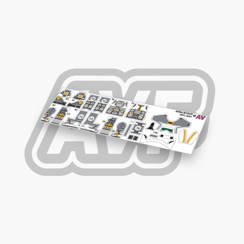 413th Scout Trooper Decals