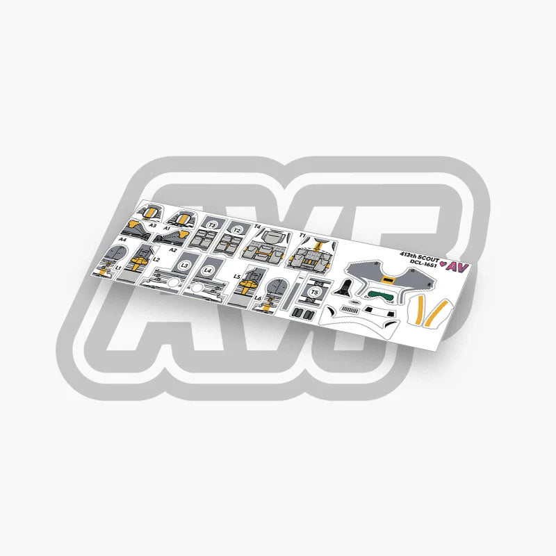 413th Scout Trooper Decals