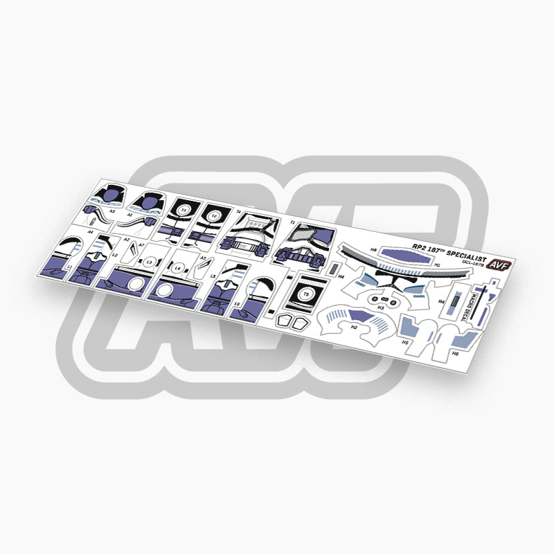 187th Specialist Decals