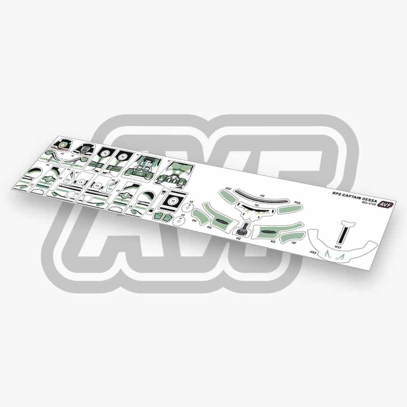 Captain Dessa Decals