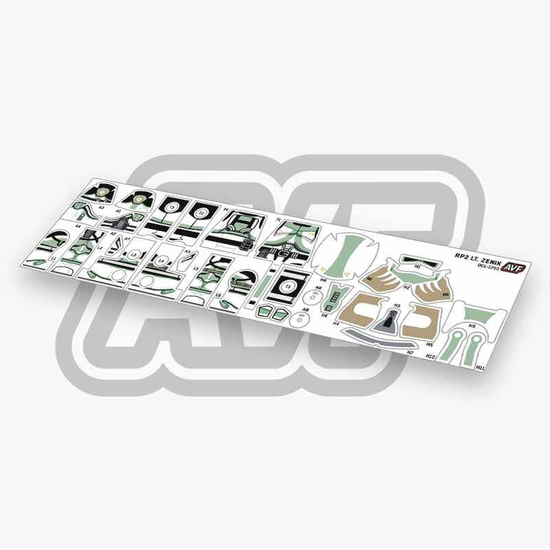 Lieutenant Zenik Decals