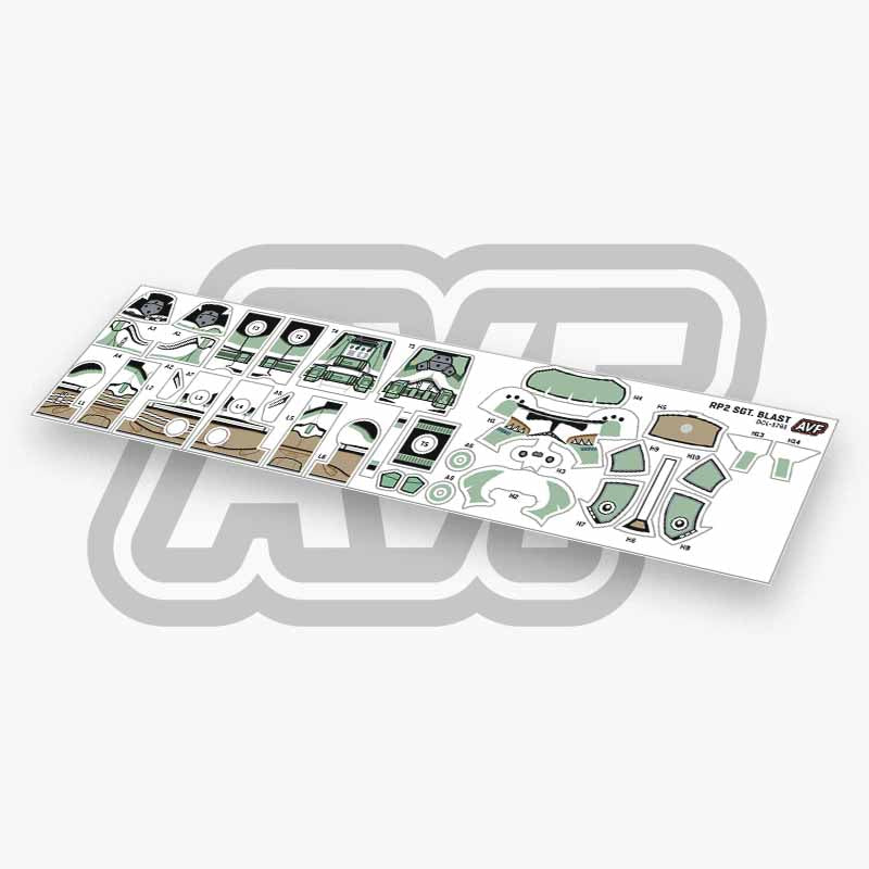 Sergeant Blast Decals