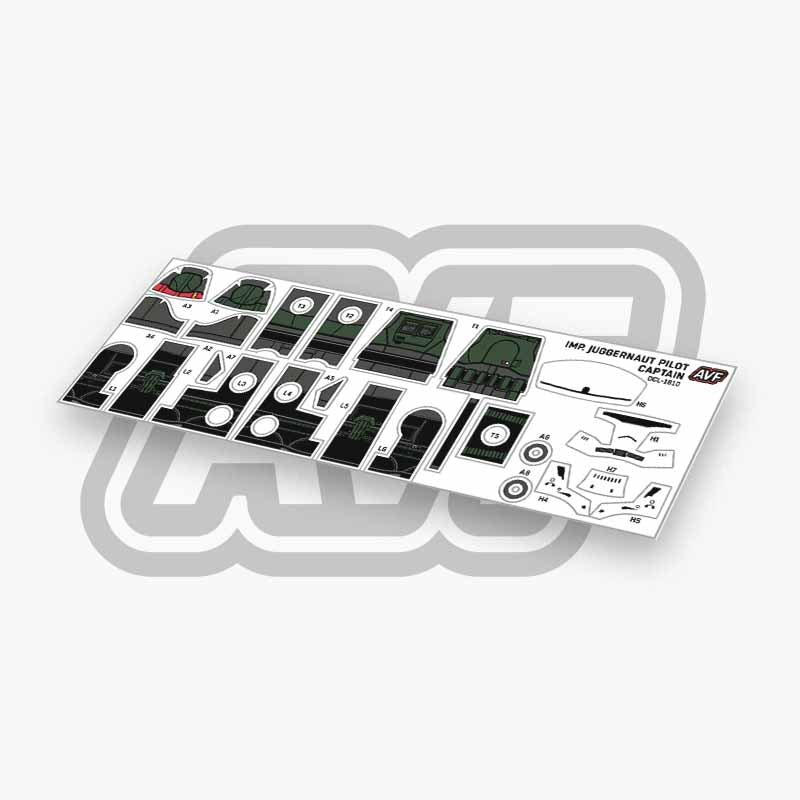 Juggernaut Pilot Captain Decals