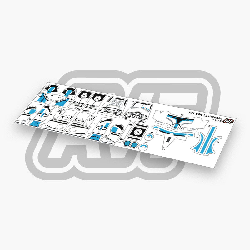 Lieutenant Decals