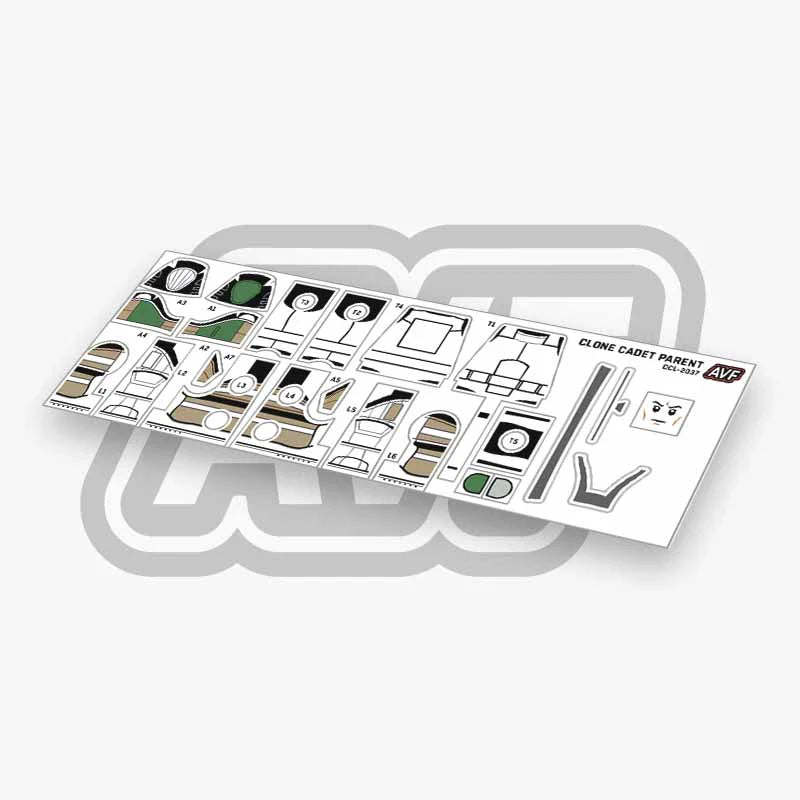 Clone Training Armor Decals